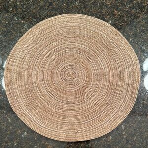 Set of 4 Round Woven Placemats